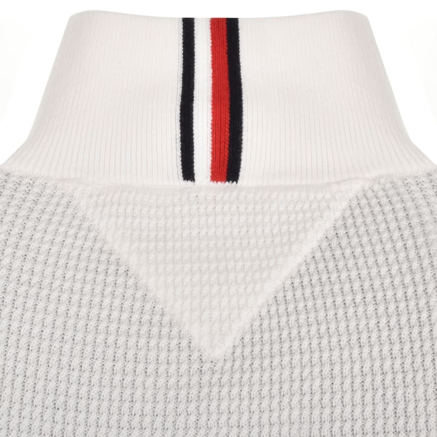 White hilfiger jumper on sale